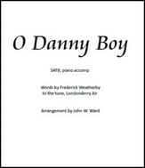 Danny Boy SATB choral sheet music cover